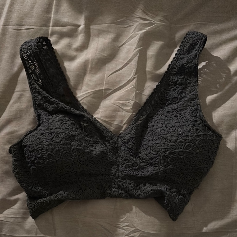 Lace Grey Bralette